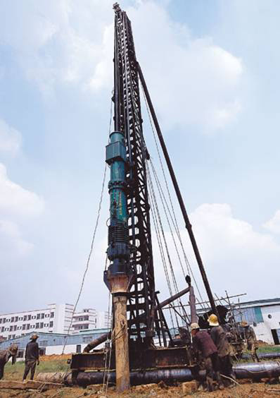 信阳师河区振动沉管载体桩